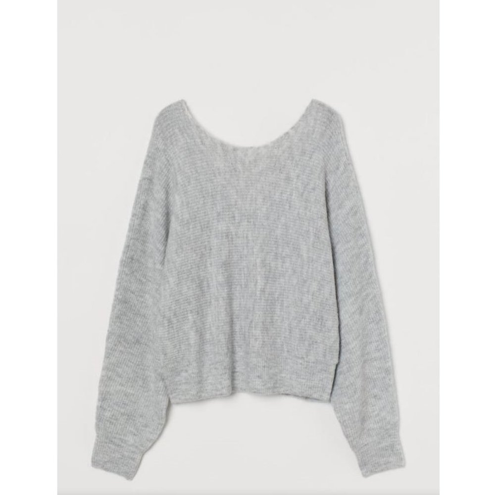 Gray Slouchy H&M Sweater
